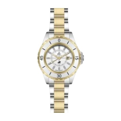 Paris Polo Club PPC-EJ06-SG-WE Crystal Hour Markers Women Watch